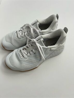 adidas Dropset 3 Trainer W Women’s 8.5 White Gum Weightlifting Gym Sneakers
